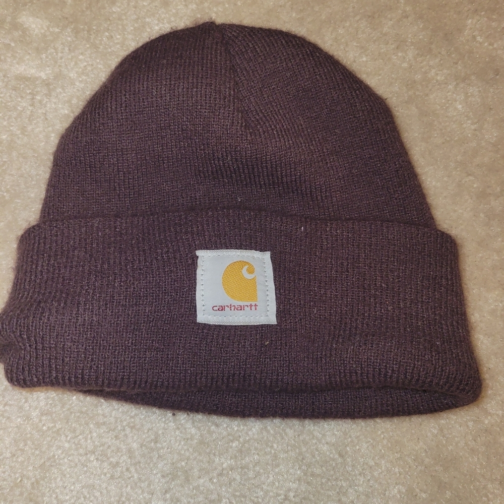 Carhartt Dark Purple Knit Beanie